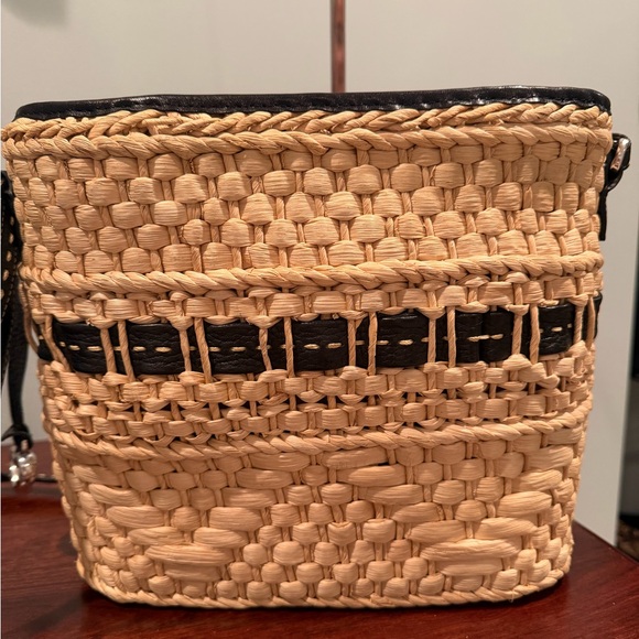 Brighton Straw Woven shoulder/crossbody Bag - Picture 9 of 13